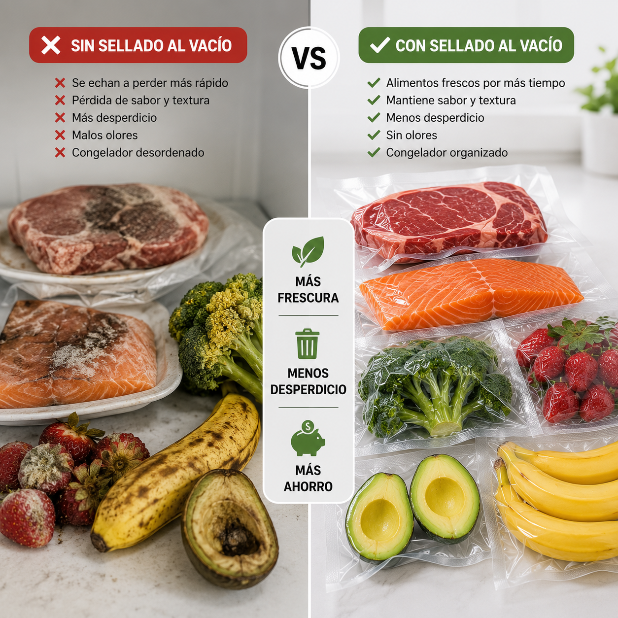 OrganiFresh™ / Selladora Bomba Para Bolsas Al Vacío